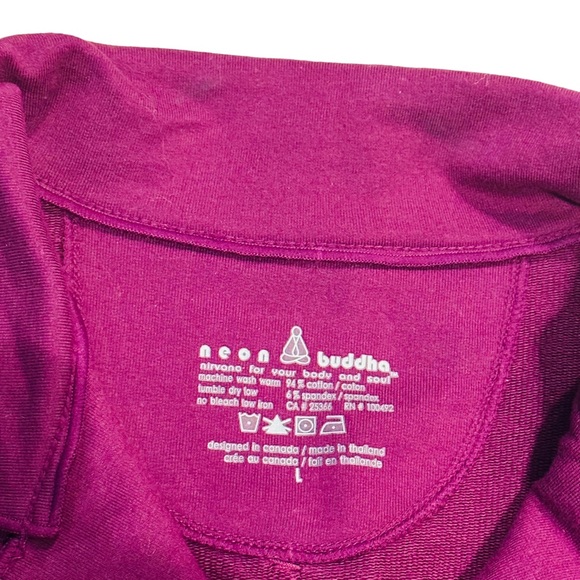 Neon Buddha Purple Merrit Patchwork Jacket - Size Large - Picture 9 of 10